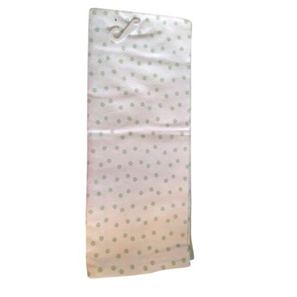 Kane Home Kitchen Towels Spring Bunny x6 Yellow with Green Poka Dots 16"x26" - Picture 2 of 2